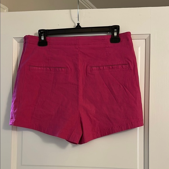 Maeve Pink High Waist Tailored Shorts - Picture 3 of 3